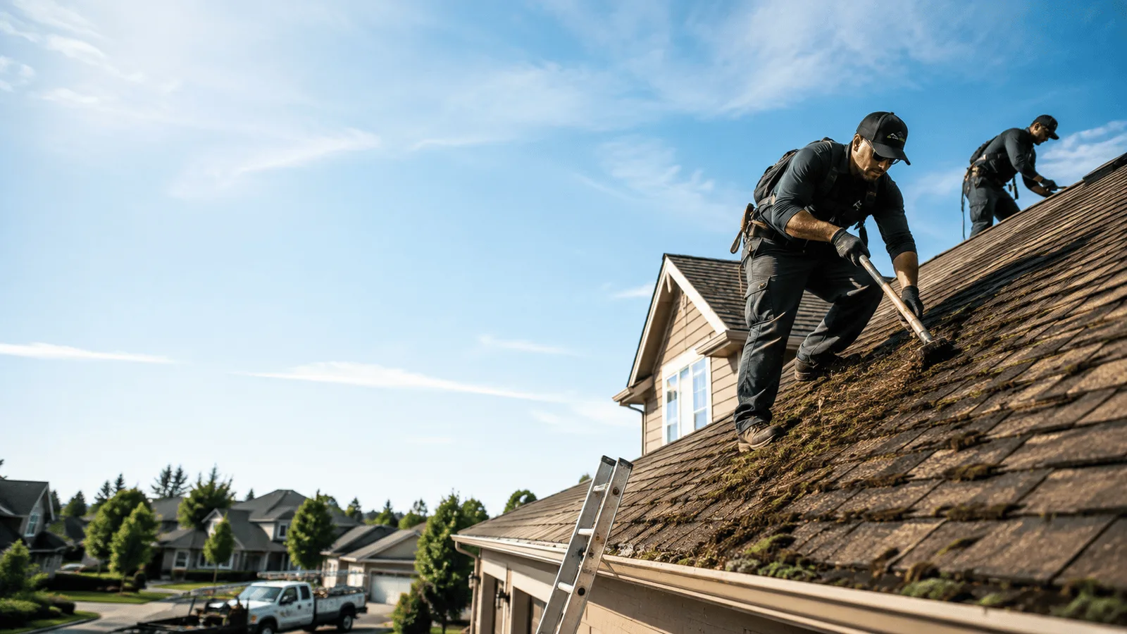 Roof Moss Removal in Leslie, AR near me